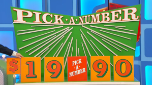 Pick a Number Pricing Game The Price is Right Drew Carey 2024