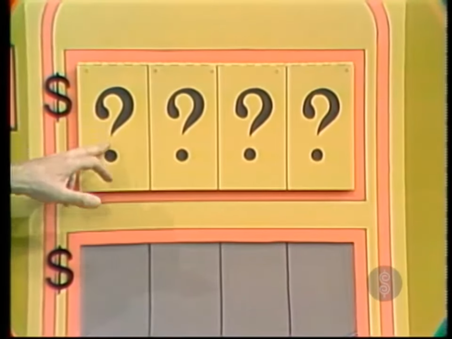 Game board showing four question marks for the Double Digits game on The Price is Right.