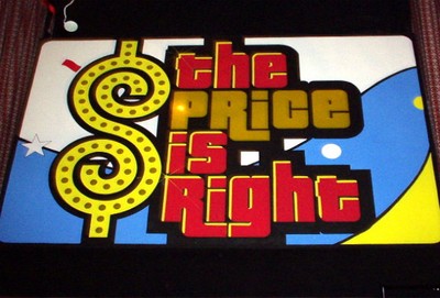 Logo of 'The Price is Right' featuring bold text and a dollar sign design.