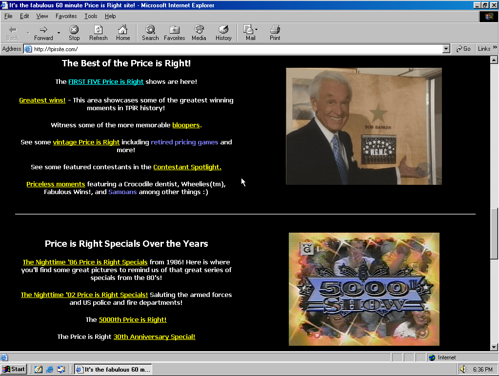 Tony Harrison's fansite dedicated to The Price is Right, tpir.tv