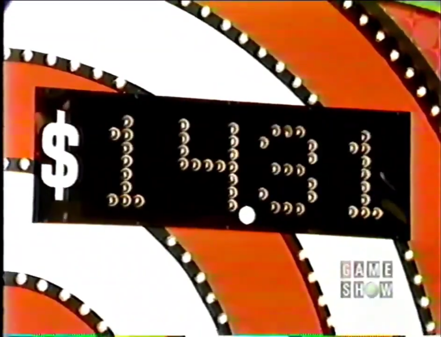 .31 displayed on a game show board, indicating an incomplete attempt to hit the bullseye target.