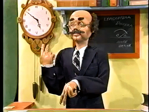 The clock on the Professor Price set begins spinning, and the owl begins waving its wings as James celebrates a win.