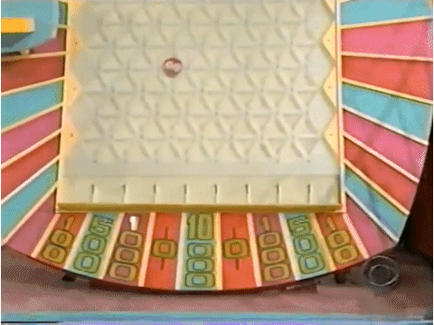 Kelli celebrates after hitting the ,000 slot playing Plinko on The Price is Right in 2001